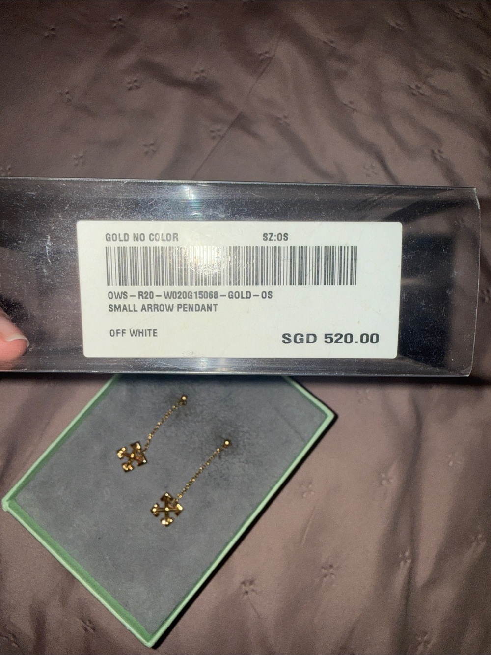 Authentic Off-White earrings - Picture 5 of 5